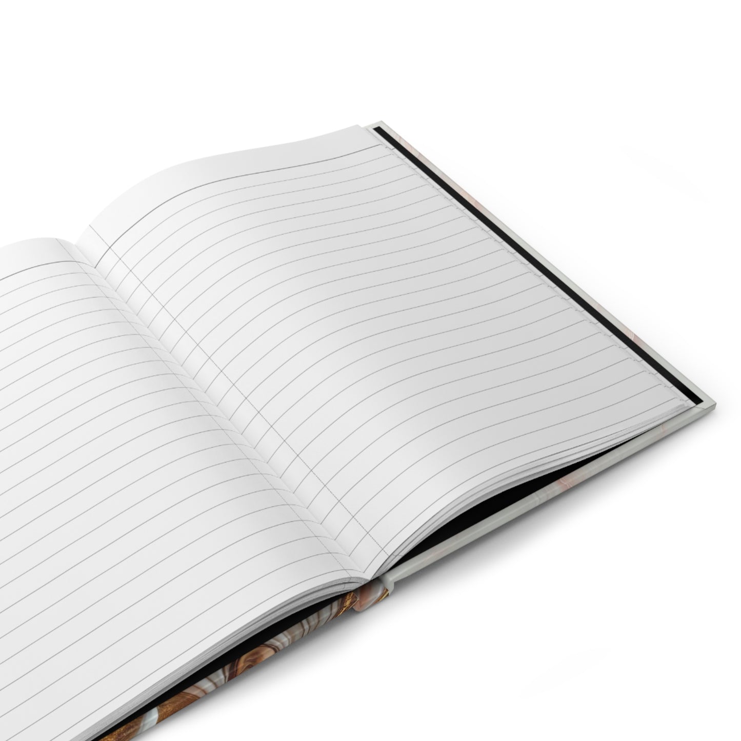 Golden Pink Owl Marble Journal – Hardcover Notebook for Writers & Dreamers