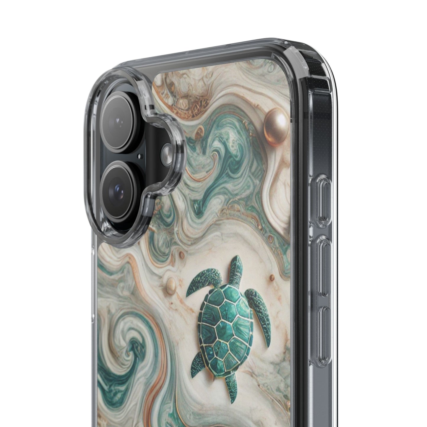 Ocean Marble Turtle Phone Case – Artistic Protection for Sea Lovers