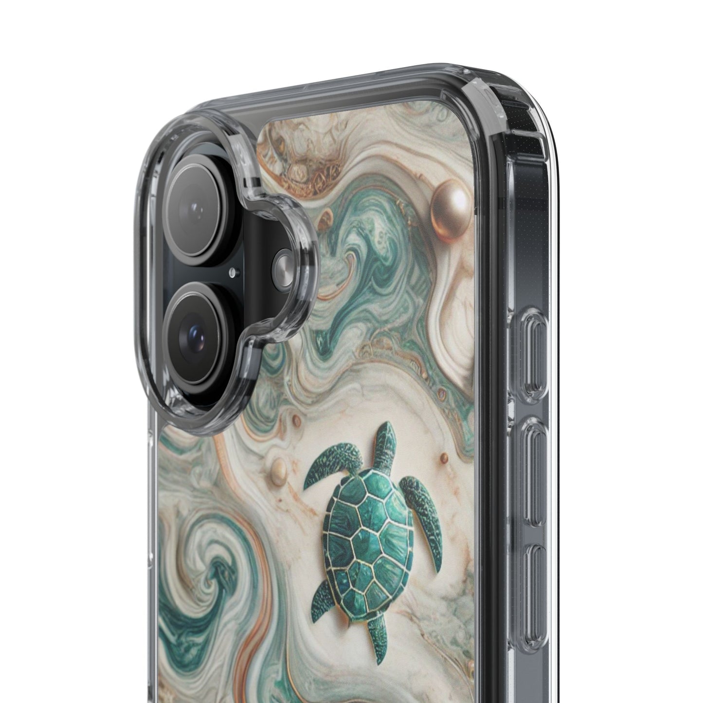 Ocean Marble Turtle Phone Case – Artistic Protection for Sea Lovers